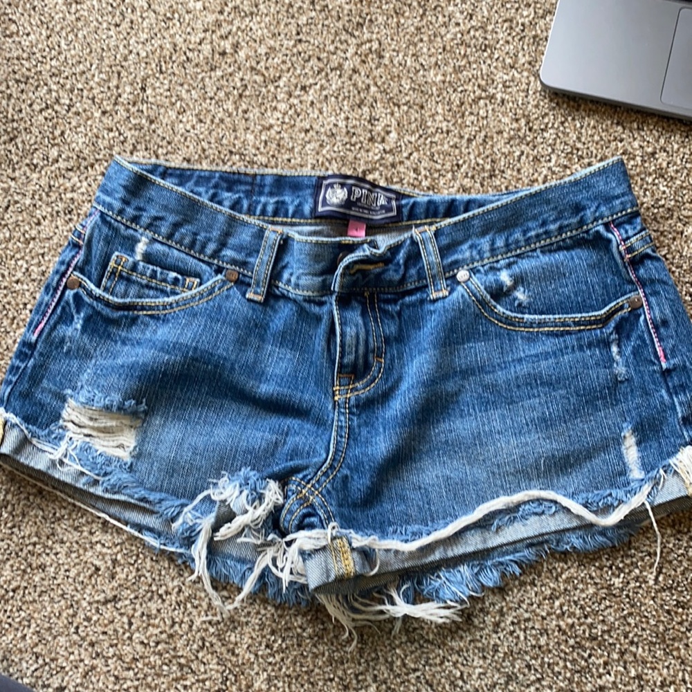 Victoria’s Secret PINK Jean Shorts Size 4